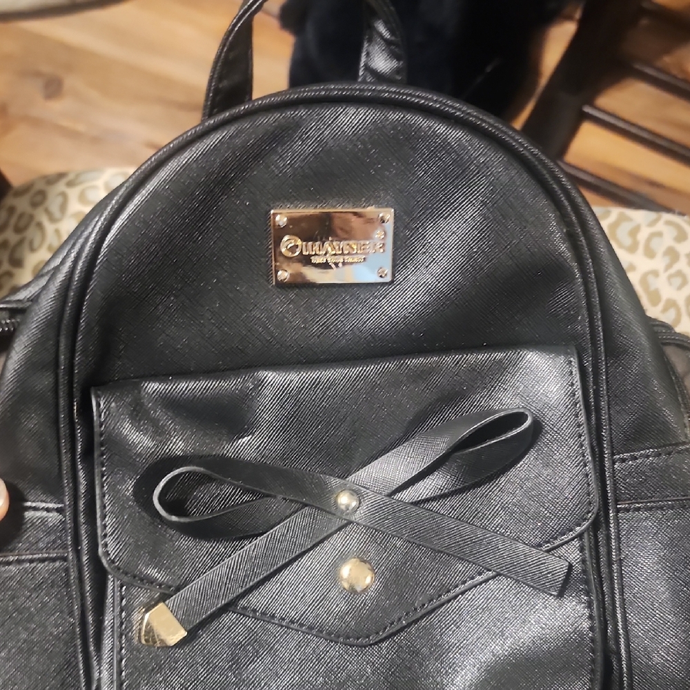 Elegant Black Backpack by